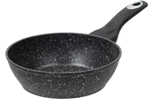 RESTO Kitchenware Bratpfanne Antlia, tiefe Pfanne mit ergonomischem Soft-Touch-Griff, Aluminium (1-tlg), Marmor-Antihaftbeschichtung, 4-lagig, für alle Herdarten geeignet