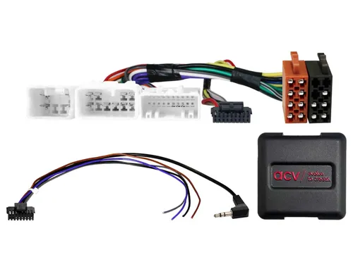 ACV Lenkradfernbedienungsadapter für Lexus IS, Toyota 4Runner, Auris, Avensis - Kabel & Verlängerungskabel, ermöglicht die Steuerung von Audiofunktionen direkt am Lenkrad für mehr Sicherheit und Komfort.