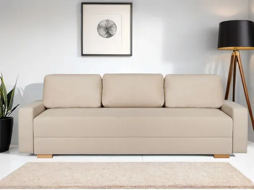 Home affaire 3-Sitzer SHERIDIAN Schlafsofa mit Bettkasten, in Feincord & Velvet, mit Wellenunterfederung, moderne Bezüge, B/H/T 225/94/80