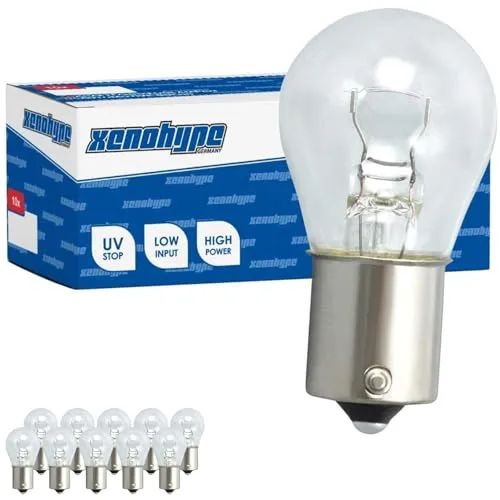 XENOHYPE 10x P21W Premium BA15s 12 V 21 Watt Kugellampen