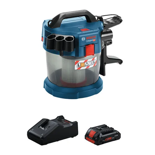 Bosch Akku-Staubsauger GAS 18V-10 L mit ProCORE18V 4.0Ah in blau von Bosch