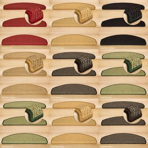 Kettelservice-Metzker® Stufenmatten Sisal New Halbrund von Kettelservice Metzker