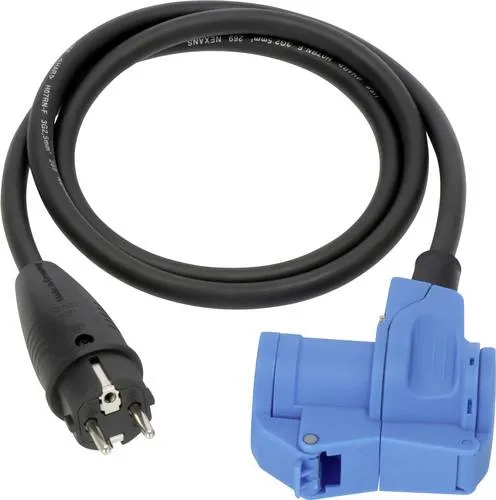Brennenstuhl CEE Adapterkabel 230V 1,5m - Robustes CEE Adapterkabel mit 1,5m Länge, ideal für den Außenbereich. Spritzwassergeschützt (IP44) und mit hochwertigem Gummi-Neopren-Kabel für dauerhaften Einsatz.