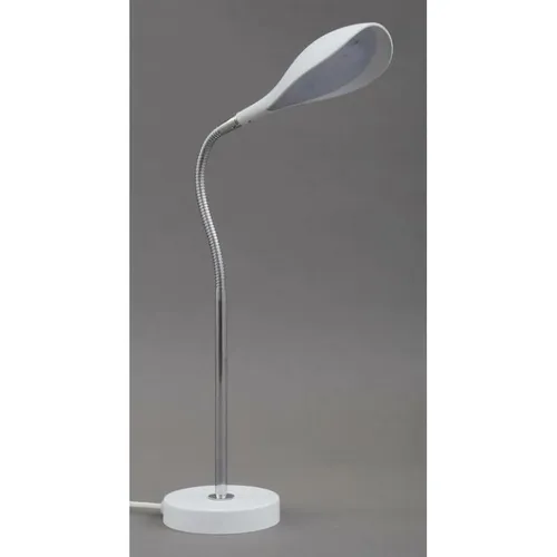 Briloner SWAN LED Tischleuchte Schreibtischlampe Metall-Kunststoff chrom-weiß