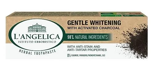L'Angelica Gentle Whitening Toothpaste mit Aktivkohle, 75 ml - Langfristig!