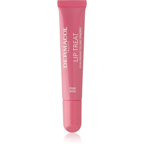 Dermacol Lip Treat Hydratisierendes Lipgloss Farbton 5 Pink Kiss (Strawberries & Cream) 10 ml