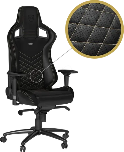 Produktbild NOBLECHAIRS EPIC Gamingstuhl, Schwarz, Gold