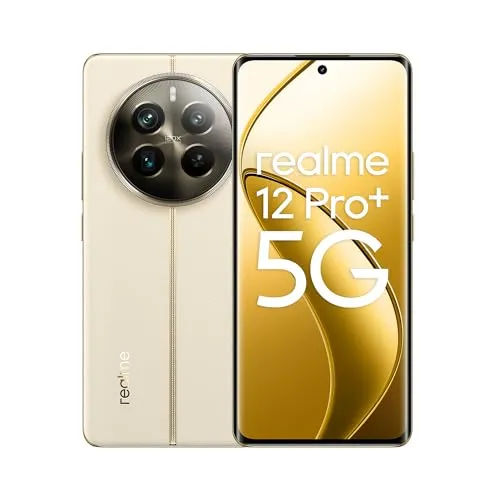 realme 12 Pro+ 5G Smartphone 8+256GB - Simlockfreies Handy mit Sony IMX890 OIS Kamera, 3X optischem Zoom und 67W SUPERVOOC Schnellladung für blitzschnelles Aufladen.
