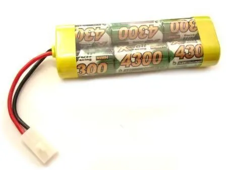 XCell RC-Pack 7,2V 4300mAh - Hochleistungs Racing Pack - Akkus für RC-Fahrzeuge mit 4300mAh Kapazität, ideal für lange Renneinsätze und optimale Leistung im Modellbau.