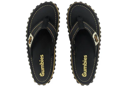 Gumbies Classic T-Strap-Zehentrenner schwarz 37 EU von GUMBIES