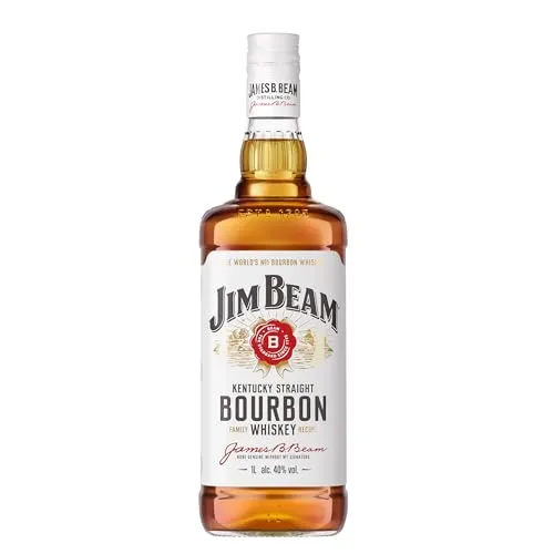 Jim Beam White | Kentucky Straight Bourbon Whiskey | vollmundiger und milder Geschmack | 40% Vol. | 1l