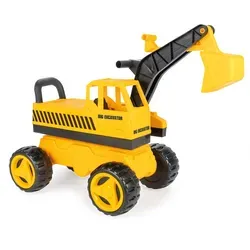 Rutscherfahrzeug Kinderbagger mit verstellbarer Schaufel
