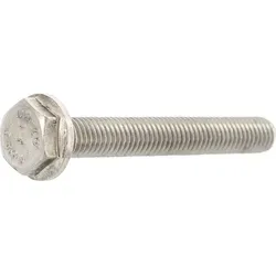 6kt. Schraube mit Flansch DIN 6921 A 2 M 10x25 (100 Stück) - Sonstige Schrauben, hergestellt in Deutschland, ideal für zuverlässige Verbindungen mit Sperrverzahnung und hoher Festigkeit.