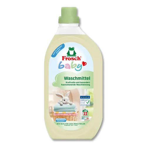 Frosch Baby Waschmittel Flüssig-Waschmittel Hautschonend Allergiker 22 WL 1,5l