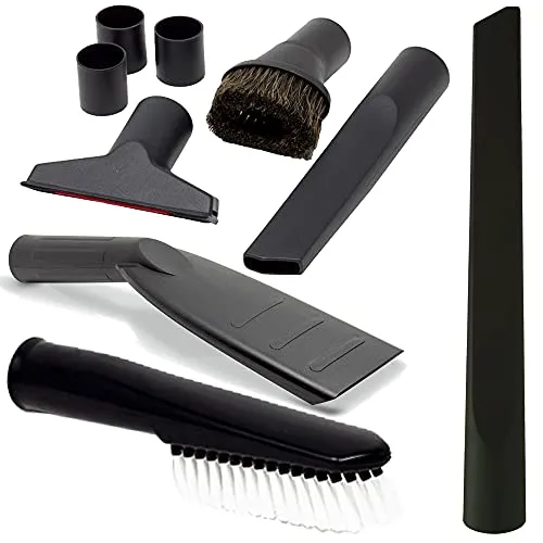 Staubsauger Düsen-Set 6-teiliges Düsenset universal ø35mm / ø32mm Staubsaugerzubehör mit Universaladapter Staubsaugeraufsätze Bürsten Universalbürste