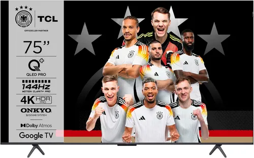 TCL 75T8B - 75-Zoll QLED Pro Gaming Fernseher, 4K UHD, HDR Pro