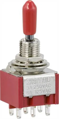 TRU COMPONENTS TC-9354000 Wippschalter 250 V/AC 3A 2 x Ein/Aus/Ein rastend/0/rastend 1St.