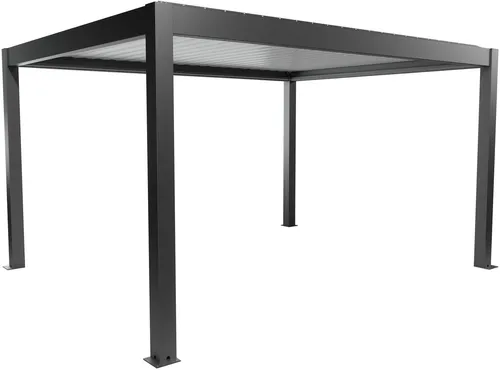 Biohort Pergola 4,5x3,5 - Ausgezeichnetes Design für Ihren Garten - Die stilvolle Pergola von Biohort bietet perfekten Schatten und einen eleganten Rahmen für Ihre Outdoor-Events. Hergestellt aus langlebigem Metall, überzeugt sie durch Pflegeleichtigkeit und eine 20-jährige Herstellergarantie.