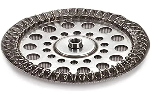 Alessi 1200012RIC Filter-Gruppe für Pressfilter-Kaffeezubereiter 9094/8 - Mehrwegfilter aus hochwertigem Edelstahl 18/10, poliert für perfekten Kaffeegenuss und umweltfreundliche Kaffeezubereitung.