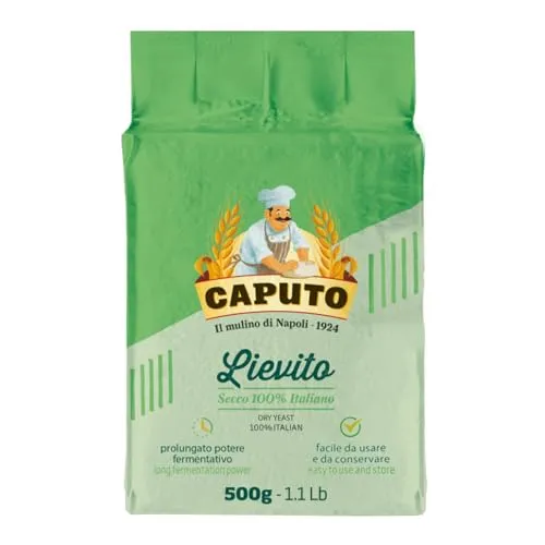 Lievito Secco Hefe 500g - Caputo - Hefe & Backpulver, ideal für die Herstellung von luftigen Teigen und Brot, sorgt für perfekte Backergebnisse.