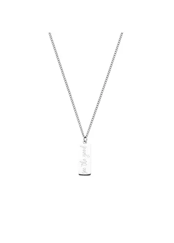 Purelei See the Good Kette – wasserfest & verstellbar - Elegante Edelstahlkette mit graviertem „See the Good“-Schriftzug. Diese Kette erinnert an Positivität und Lebensfreude. Flexibel verstellbar von 50–55 cm, passt sie perfekt zu jedem Outfit.