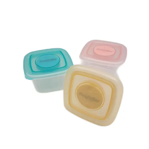 PandaEar Aufbewahrungsbehälter Babybrei Kunststoffbehälter Luftdicht 12 Stück Vo