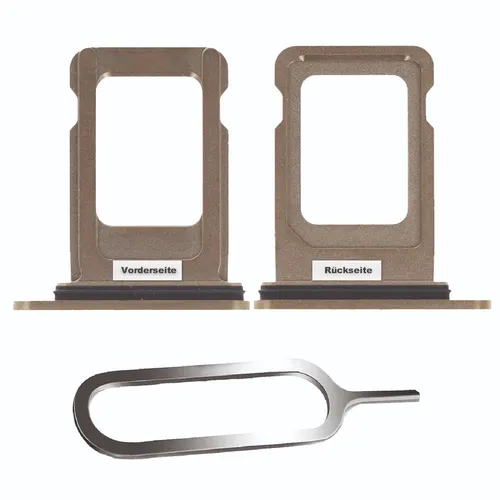iPHONE 14 PRO / MAX SIM KARTEN HALTER TRAY ADAPTER FACH STECKER SLOT NADEL GOLD