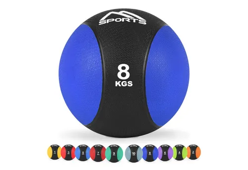 MSports® Medizinball Medizinball 1 – 10 kg – inkl. Übungsposter