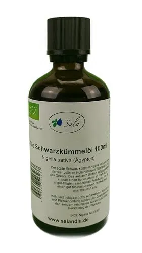 Sala Schwarzkümmelöl kaltgepresst BIO (100 ml Glasflasche)