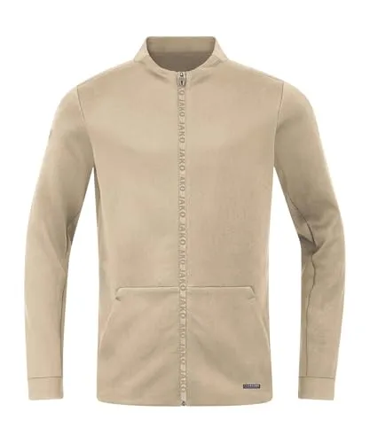 JAKO Herren Jacke Pro Casual, Beige, XL - Trainingsanzüge mit KeepDry-Funktion, ideal für aktives Training und Freizeit; bietet weichen Griff und praktische Taschen für zusätzlichen Komfort.