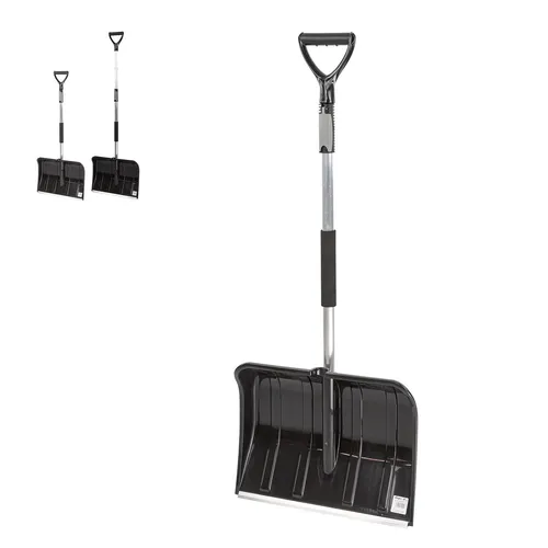 Schneeschieber Schneeschippe Schneeschuafel Teleskop Alu/PVC