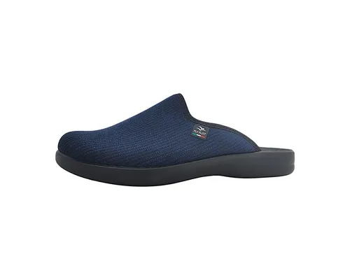 Fly Flot Herren Hausschuh Cord Pantoffel 220092, Größe 47, Blau - Herren-Hausschuhe mit leichter Piumatech Laufsohle für optimalen Komfort und sicheren Halt - ideal für entspannte Stunden zu Hause.
