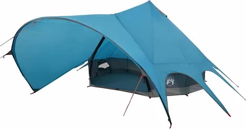 vidaXL Teepee Zelt mit Dach Blau und Grau 600 x 600 x 347 cm