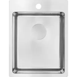 Edelstahl-Spüle mit einer Schüssel - Praktische Edelstahl-Spüle mit einer großzügigen Schüssel, ideal für die moderne Küche. Robustes Material sorgt für Langlebigkeit und einfache Pflege.