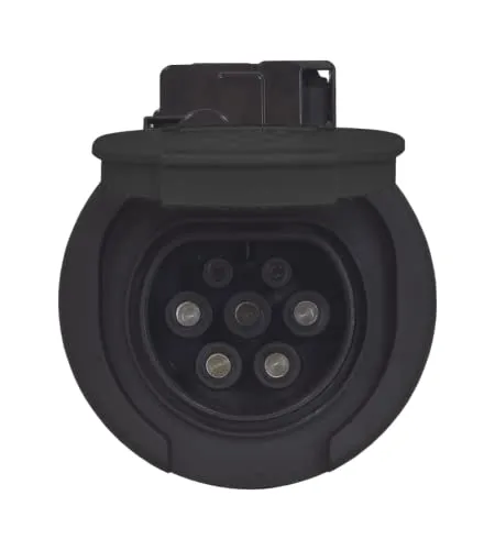 Ladesteckdose Typ 2 32A - TÜV zertifizierte Wallbox für Elektroautos - Wallbox Ladedose Typ 2 32A für Elektrofahrzeuge, TÜV-zertifiziert und ideal für sicheres Laden. Robust und wetterfest (IP54) mit 3 Phasen und 22 kW Leistung.