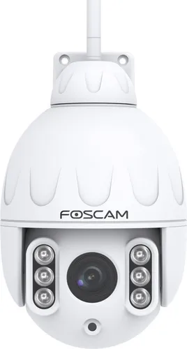 FOSCAM SD4 - Wetterfeste 4 MP PTZ Überwachungskamera - Überwachungskamera für Außenbereiche mit 4 MP Auflösung, 4-fachem optischen Zoom und smarten Bewegungsbenachrichtigungen. Ideal für Sicherheit bei Tag und Nacht.