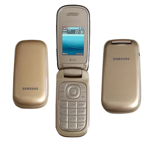 Produktbild Samsung GT-E1272 Klapphandy Gold