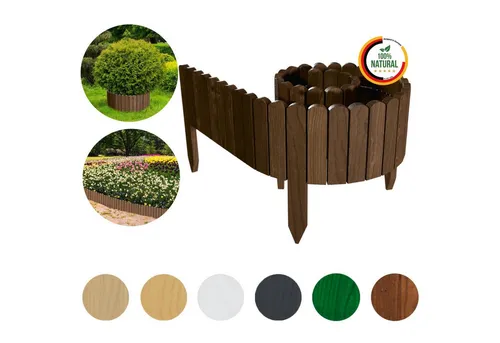 Floranica Rasenkante 10 cm Braun 200 cm von Floranica