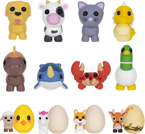 Roblox Adopt Me! 10er Set offizielle Pets Figuren mit Spielcode Jazwares AME0050