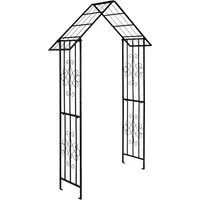 Rosenbogen Rankhilfe - Kletterhilfe für Ihren Garten - Spaliere aus robustem Metall, 223 cm hoch und ideal für Rosen, schafft ein romantisches Ambiente im Garten.