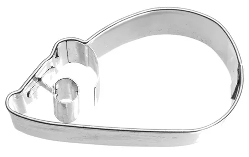 Ausstecher Ausstechform Maus Mäuschen Edelstahl 6cm plätzchen backen Teig Kekse