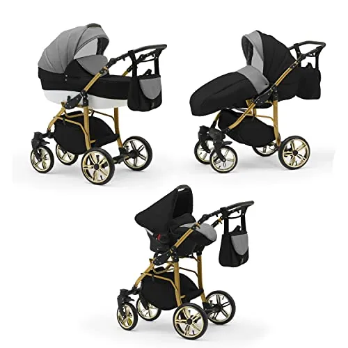 Kinderwagen-Set 4 in 1 Neo Gold inkl. Sportsitz und Autositz