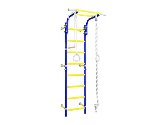 Jeflex Sprossenwand ClimbMaxx M2 - Entdecken Sie die Jeflex ClimbMaxx M2 Sprossenwand – ideal für Kinder, um motorische Fähigkeiten spielerisch zu fördern. Mit verstellbarer Klimmzugstange und vielseitigem Zubehör wird jede Trainingseinheit zum Abenteuer!