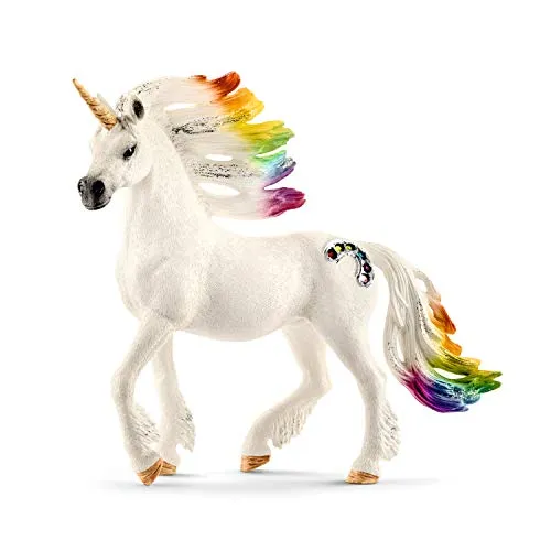 SCHLEICH , Einhorn, 70523 bayala Spielfigur - Regenbogeneinhorn Hengst, Spielzeug ab 5 Jahren