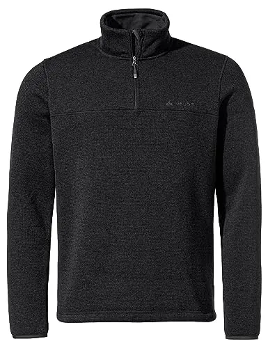 VAUDE Herren Mens Rienza Pullover III T-Shirt, Schwarz, M EU - Klassischer Herren Fleecepullover für Wanderungen, hält angenehm warm und ist klimaneutral; umweltfreundlich aus recycelten PET-Flaschen hergestellt.