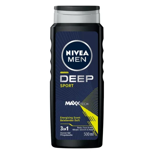Men Deep Sport żel pod prysznic 500ml Nivea 9005800379401
