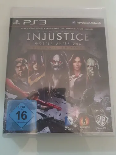 Injustice: Götter unter uns - Ultimate Edition PS3 - Kampfspiel für PS3 mit USK 16, bietet epische Superhelden-Duelle und spannende Story, ideal für Fans von Action-Videospielen.
