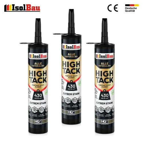Montagekleber High Tack Baukleber  3x 530g Dichstoff Hybrid Polymer 430kg/10cm²