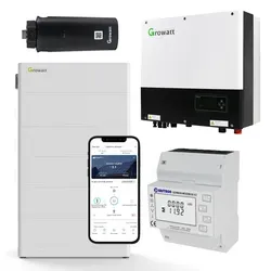 Growatt SPH5000TL3-BH-UP 5kW Hybrid Wechselrichter mit 12.8kWh Solarspeicher-Set
