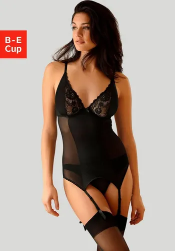 Produktbild Corsage-Set PETITE FLEUR GOLD, Damen Gr. 75 Cup D, schwarz